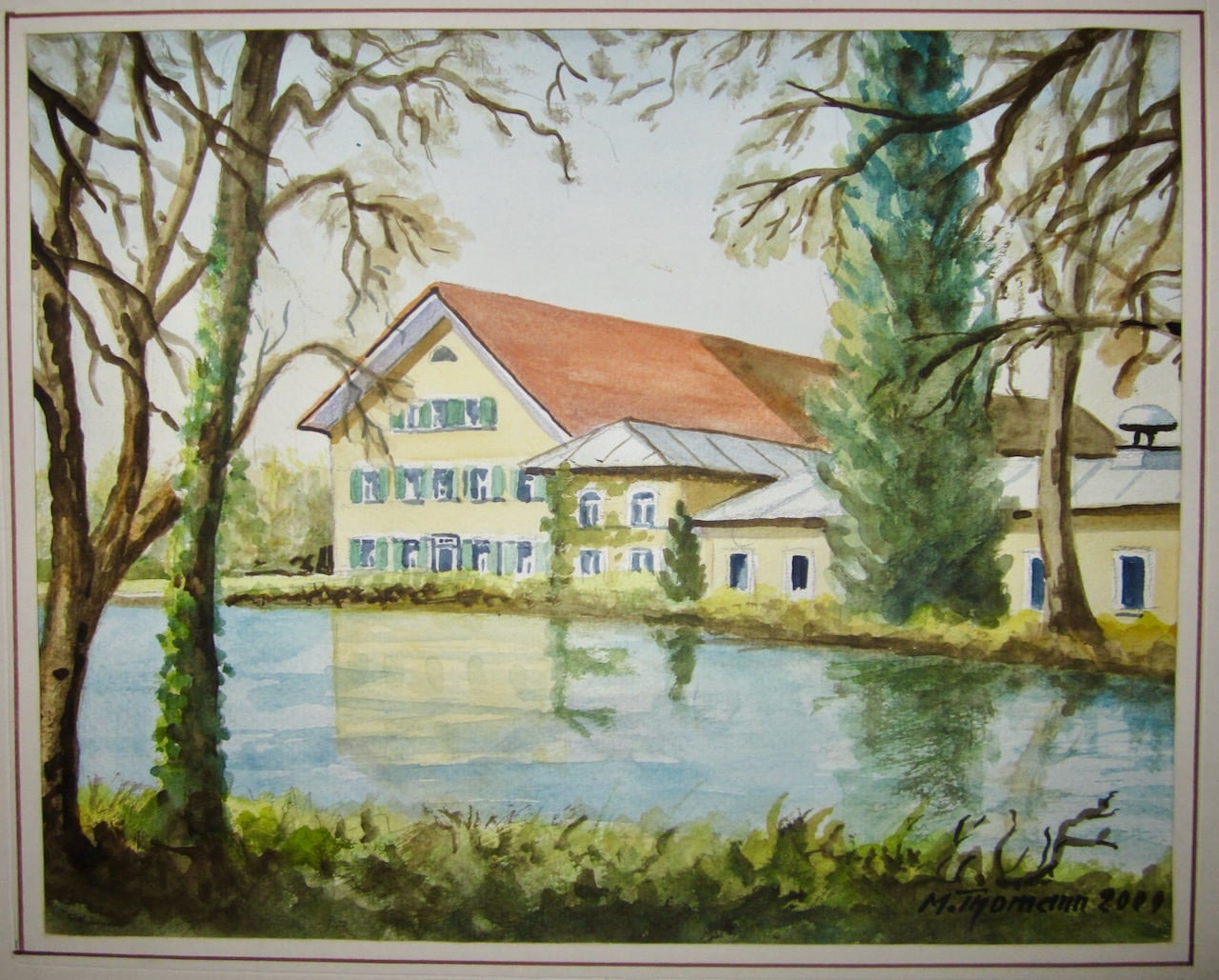 Am Köchlinweiher (Fabrik abgebrochen)