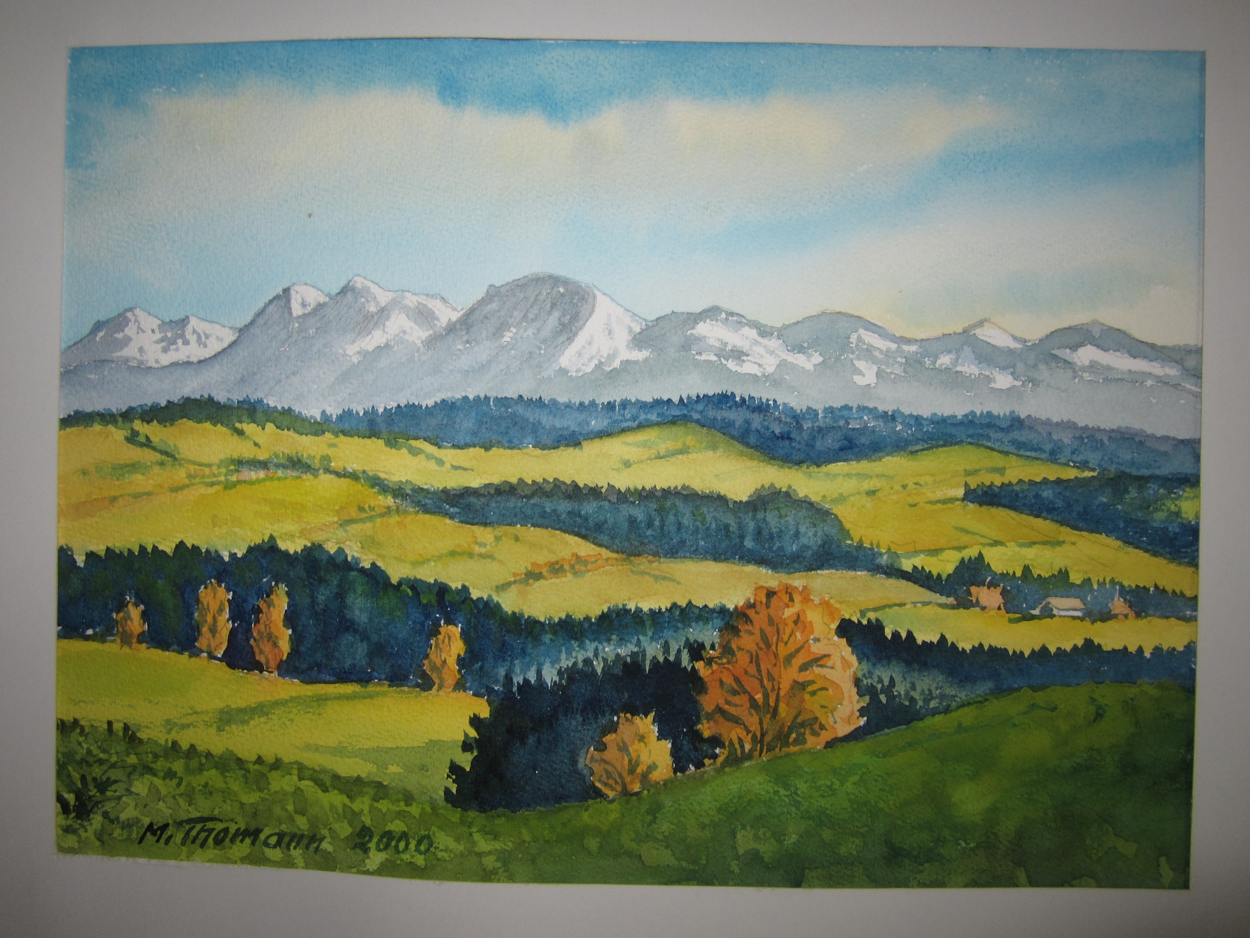 Auf dem Höhenweg in Scheidegg